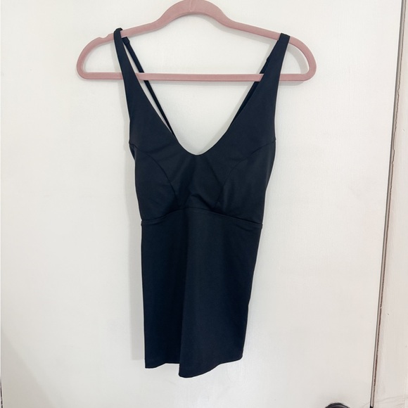 Athleta Black Tie Back Triangle Tankini Swim Top - Picture 8 of 13